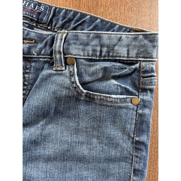 Chaps Denim Petite Madden Straight Womens Jeans Size 2P EUC - Picture 5 of 12